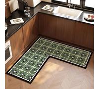 Tapis d'évier de cuisine - Imprimé bohème - Diatomée - Antidérapant, imperméable, anti-huile, absorbant - Facile à nettoyer - Pour salle de bain, buanderie (05, 120 x 120 x 45 cm)
