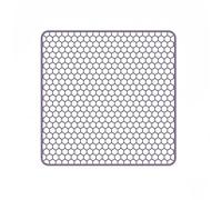 Tapis d'évier en silicone, 30,5 x 30,5 cm, protecteur d'évier de cuisine et tapis de séchage à vaisselle avec grille de drainage, flexible et facile à nettoyer, pour la maison et la cuisine, violet