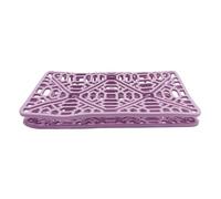 Tapis d'évier en silicone 40 x 30 cm, tapis d'évier avec drainage pour évier, résistant à des températures de -40 °C à 220 °C, tapis de protection pour évier de cuisine, passe au lave-vaisselle
