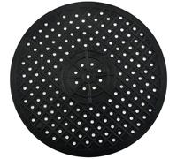 Tapis d'évier en silicone de forme ronde creux pour évier de cuisine Tapis d'évacuation rapide pour poêles et plats