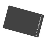 Tapis d'exercice antidérapant pour équipement elliptique | Tapis de protection de sol de qualité supérieure pour les exercices elliptiques et pédaliers de bureau qui offrent des poignées et un