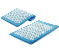 Tapis d'exercice d'acupression - bleu/noir/vert