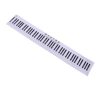 Tapis D'exercice Doigts de Piano 88 Touches pour Débutants | Guide des Notes du Clavier, PVC Plastifié Double Face, Usage Maison et Voyage, pour Apprentissage
