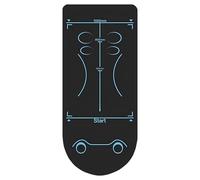 Tapis d'exercice insonorisant et protecteur pour roue abdominale et AB Roller | 150 x 60 cm, antidérapant, protège genoux sol | Idéal pour yoga, pilates, entraînements corporels à la maison