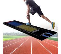 Tapis d'exercice pliable antidérapant pour entraînement au saut, corde à sauter, gym et fitness à domicile, idéal pour les longs sauts debout et les entraînements athlétiques