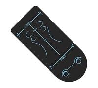 Tapis d'exercice pour rouleau abdominaux, tapis d'équipement d'exercice, équipement de gym, coussin antidérapant 140 x 61 cm, tapis de fitness pour exercices abdominaux de yoga au sol