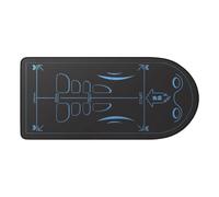 Tapis d'exercice pour rouleau - Roue Ab Roller genou tapis antidérapant | Genouillère d'isolation acoustique de 7 mm pour l'entraînement, la gym et le yoga