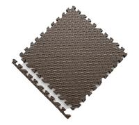 Tapis d'exercice Puzzle 12/24 pièces, Fitness en Mousse emboîtables, adaptés à la Salle de Sport à Domicile et au Yoga en extérieur Tapis de Gymnastique Puzzle(Brown-24pcs)