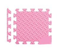 Tapis d'exercice Puzzle Tapis de Fitness Puzzle 4 à 20 pièces, Dalles de Sol en Mousse EVA emboîtables for Salle de Sport à Domicile(Pink-30x30cm,4PCS)