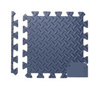 Tapis d'exercice Puzzle Tapis de Fitness Puzzle 4 à 20 pièces, Dalles de Sol en Mousse EVA emboîtables for Salle de Sport à Domicile(Dark Blue-30x30cm,12PCS)
