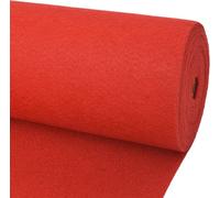 Tapis d'exposition Lisse 1x12 m Rouge