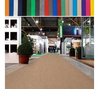 Tapis d'exposition Tapis de mariage Tapis événementiel Sintra aiguilleté Beige 200x300 cm