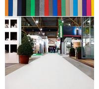 Tapis d'exposition Tapis de mariage Tapis événementiel Sintra aiguilleté Blanc 100x150 cm