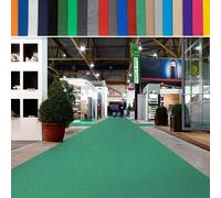 Tapis d'exposition Tapis de mariage Tapis événementiel Sintra Feutre aiguilleté Vert 200x100 cm