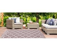 Tapis d'extérieur Austin Outdoor marron 150x240cm tapis de plage tapis de jardin