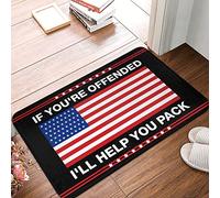 Tapis d'extérieur d'hiver Si vous êtes offensé, je vous aiderai à emballer paillasson homme cave accessoires et décor homme CABE Decor (taille : 40 x 60 cm)