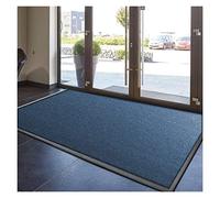 Tapis d'extérieur épais et antidérapant avec envers en caoutchouc robuste, taille personnalisée, 90 x 120 cm, grattoir à chaussures durable pour porte d'entrée, idéal pour une utilisation en intérieur