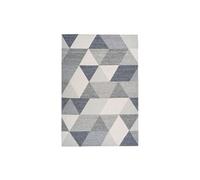Tapis d'Extérieur Géométrique "Yoga" Gris & Crème 200 x 290 cm
