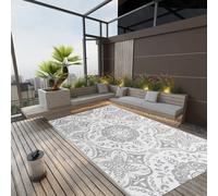 Tapis d'Extérieur Gris Clair 140x200 cm PP Moquette Terrasse Balcon vidaXL