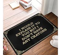 Tapis d'extérieur « I would Explain It To You But I Don't Have Any Crayons, For »
