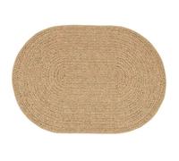 Tapis d'extérieur moderne - vidaXL - Ovale - 200x140 cm - Marron - Polypropylène - Résistant aux UV