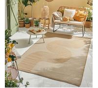 Tapis d'extérieur - NAZAR RUGS - CAPRI - Réversible - Beige - 150x220 cm