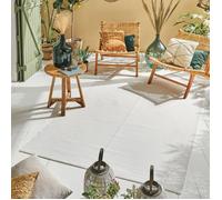 Tapis d'extérieur - NAZAR RUGS - CAPRI - Réversible - Blanc - 150x220 cm