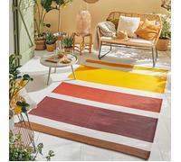 Tapis d'extérieur - NAZAR RUGS - CAPRI - Réversible - Orange - 150x220 cm