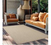 Tapis d'extérieur - NAZAR RUGS - IBIZA - Beige - D 120 cm - Moderne