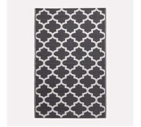 Tapis d'extérieur noir et blanc Nola 180 x 270 cm