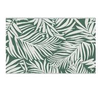 Tapis d'extérieur - Outsunny - réversible motif feuilles tropical haute densité 310 g/m² - PP - 152x243cm - vert