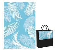 Tapis d'extérieur - Outsunny - réversible - résistant aux intempéries - PP - 274x182cm - bleu