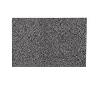 Tapis d'extérieur rectangulaire Twistermat en boucle de vinyle 116 x 180 cm - Noir et blanc