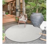 Tapis d'extérieur - THE CARPET - Toronto - Antidérapant - 120 cm - Blanc