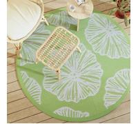 Tapis d'extérieur - vidaXL - 160 cm - Vert - Rond - Synthétique