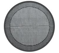 Tapis d'extérieur - vidaXL - Rond - 200 cm - Gris - Synthétique