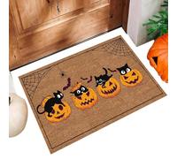 Tapis d'halloween - Mat D'entrée sans Glissement, Conception Créative De Fantômes | 31.5x19.69x0,2 Pouces Tapis De Plancher Extérieur, Porches De Bienvenue Décoratifs, Cuisines Effrayantes