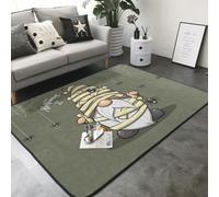 Tapis d'Halloween - Tapis d'Halloween doux lavable et antidérapant pour salon, chambre à coucher, 152 x 213 cm, motif Happy Old Man D