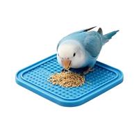 Tapis D'herbiers Marins Pour Oiseaux, Gestion Des Aliments, 19,5 X 19,5 X 1 Cm, Tapis De Recherche De Nourriture Pour Oiseaux, Jouet À Alimentation Lente, Soutien À La Santé Digestive, Pour P