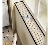 Tapis Diatomite Absorbant de Rebord de Fenêtre, Tapis de Protection Antidérapant pour Appui de Fenêtre, Couvercle de Remplacement Décoratif pour Baie Vitrée Balcon Armoire(A,120x15cm(47.2x5.9in))