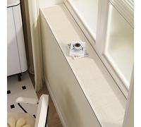 Tapis Diatomite Absorbant de Rebord de Fenêtre, Tapis de Protection Antidérapant pour Appui de Fenêtre, Couvercle de Remplacement Décoratif pour Baie Vitrée Balcon Armoire(C,180x20cm(70.9x7.9in))