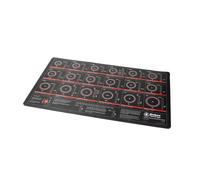 Tapis d'identification des roulements de casque d'atelier pour mécanicien Enduro Bearings Noir