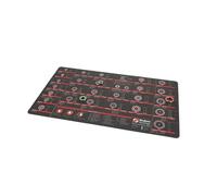 Tapis d'identification des roulements d'établi mécanique Enduro Bearings Noir TU