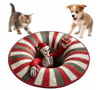 Tapis d'illusion d'optique 3D Halloween,Escalier hanté antidérapant 100 cm | Tapis moelleux antidérapant qui reste fermement en place, confortable sous les pieds dans les zones à fort passage(d)