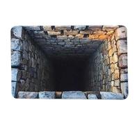 Tapis D'illusion D'optique 3D - Paillasson À Trou D'illusion 3D | Tapis Antidérapants Qui Ressemblent À Un Trou | Paillasson De Sol Amusant Pour L'entrée De La Maison, La Cuisine, 50 x 80 cm (A)