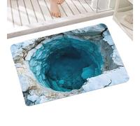 Tapis d'Illusion,Tapis Secherge Rapide Antiderapant Design Cascade, Zone Effet Visuel 3D | pour Décoration Intérieure Salon Salle de Bain Cuisine Entrée Porte d'Entrée Hôtel Dortoir Intérieur