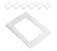 Tapis D'image en Papier Blanc 10 Pouces, Bordure Lisse | Compatibilité, Manipulation Légère, Style Contemporain Élégant, pour Photos et Posters