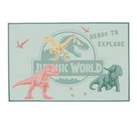 Tapis Dinosaure FUN HOUSE Jurassic World 120 80 cm Lavable en surface