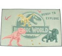 Tapis Dinosaure - FUN HOUSE - Jurassic World - 120x80 cm - Multicolore - Lavable en surface