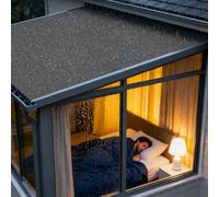 Tapis D'Insonorisation Anti Bruit Isolant Phonique Thermique Autocollante para Extérieur Toits Climatiseurs Auvent Coussin Anti-Goutte Isolation Acoustique en PVC(Bleu,0.6x7 m/1.97x23.0 ft)